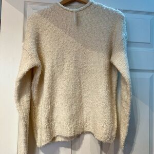 J. Crew Cream Bouclé Crewneck Sweater